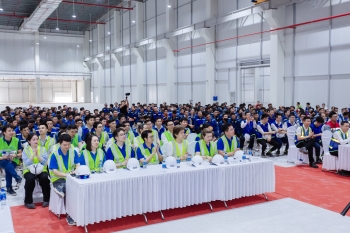 Lễ bàn giao khu vực lắp máy khu Scouring & Coating và Chúc mừng dự án đạt mốc 500.000 giờ làm việc an toàn – Dự án Autoliv Việt Nam
